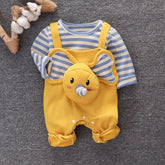 Elephant Infant Romper and shirt -Two-Piece