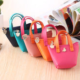 Purse Hand Leather Bag Candy Color Lovely Zero Purse