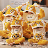 Coral Velvet Cute Cartoon Thick Pajamas