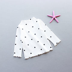 Love long-sleeved T-shirt children's bottoming shirt