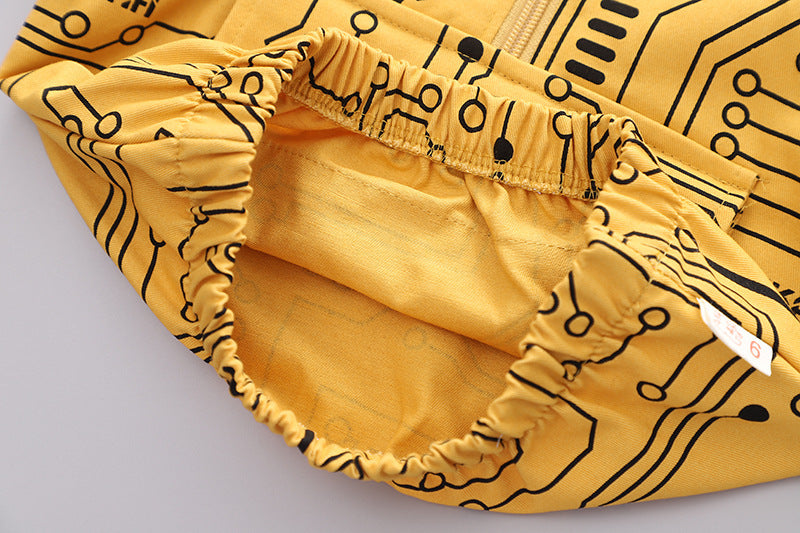 Boys Casual Long-sleeved Suit Baby Hooded Sweater