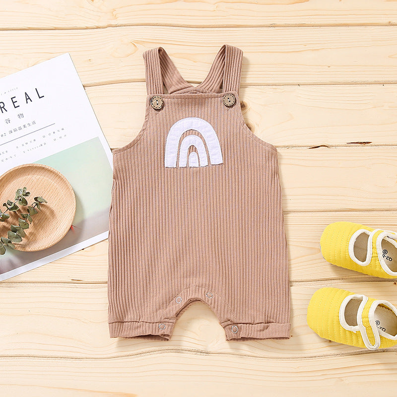 Rainbow Multicolor girls Overalls