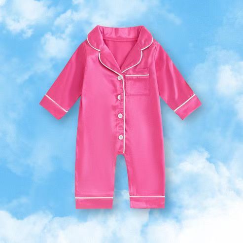 Satin Baby girl Silk Pajamas