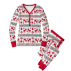 Christmas Parent-Child Suit Printing Home Service Pajamas Two-Piece