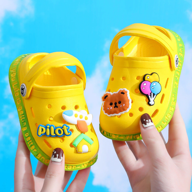 Kids Cartoon Croc Sandals