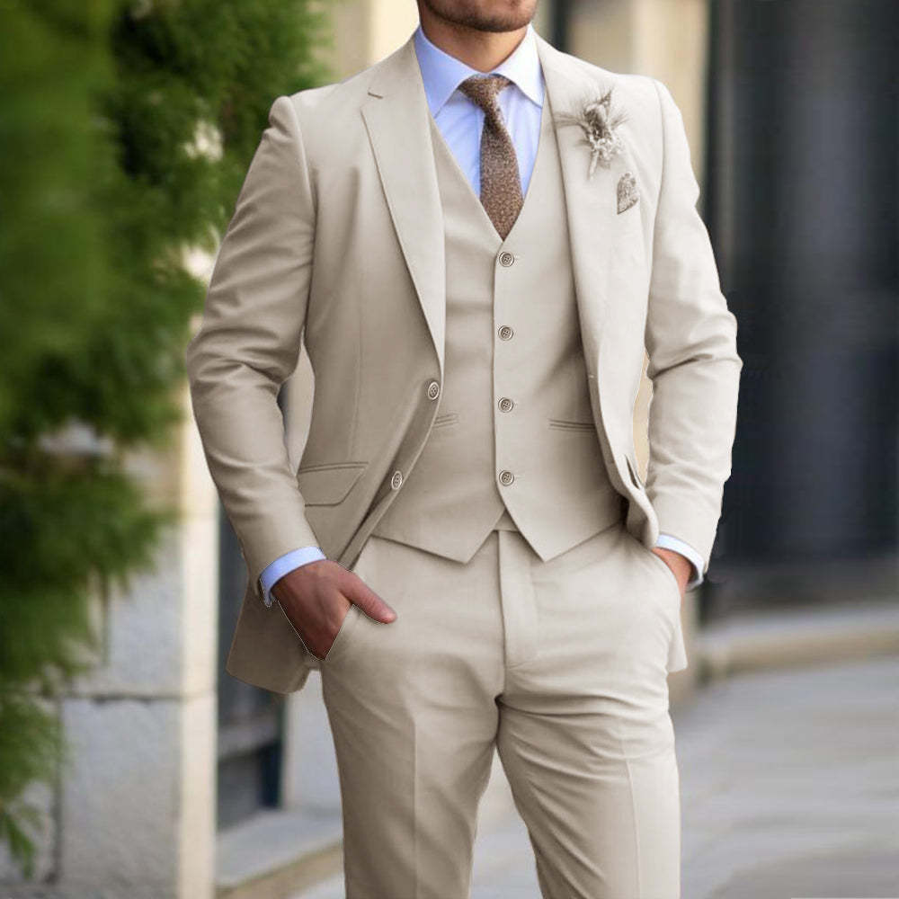 Men's Three Piece Casual Suit Suit