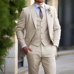 Men's Three Piece Casual Suit Suit