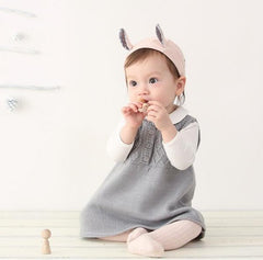 Girls headdress with cotton and linen