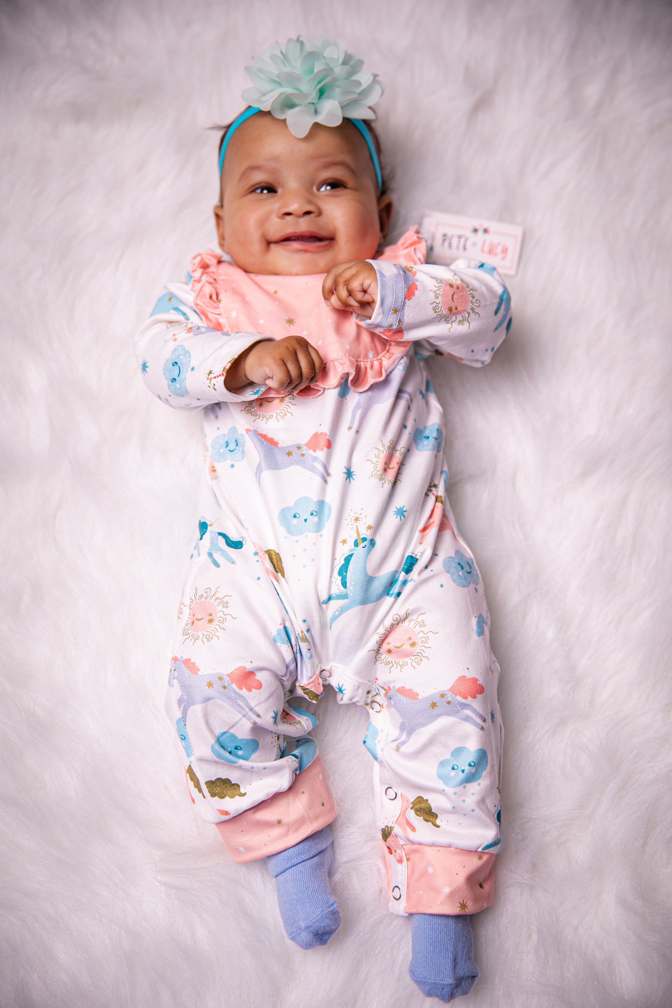 Clouds and Unicorns Romper