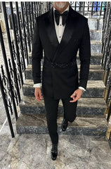 Men's Hot Diamond Embellished Suit