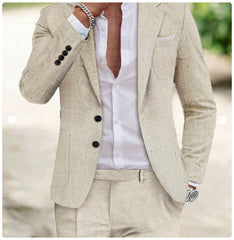 Two-piece Digital Printing Suit With Two Buttons Suit