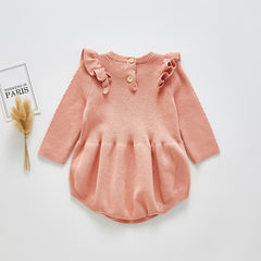 Long-sleeved romper for newborn baby