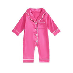 Satin Baby girl Silk Pajamas