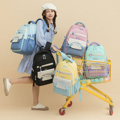 New Student Schoolbag Colorful Schoolbag
