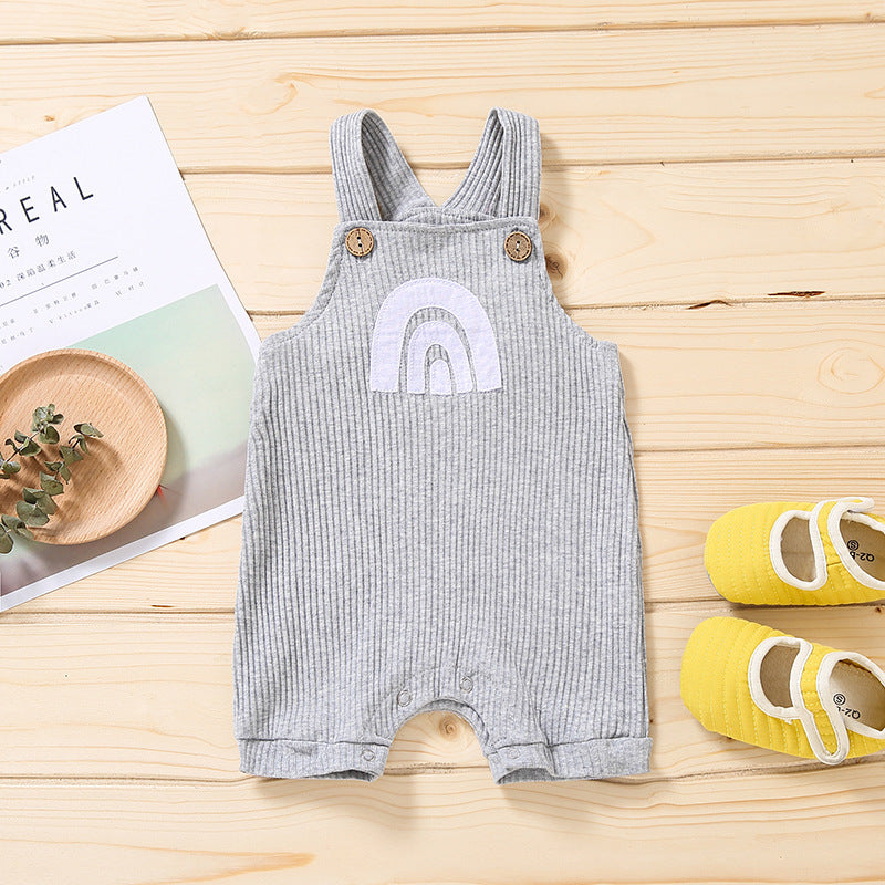 Rainbow Multicolor girls Overalls