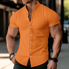 Cool Stand Collar Summer Shirt Top