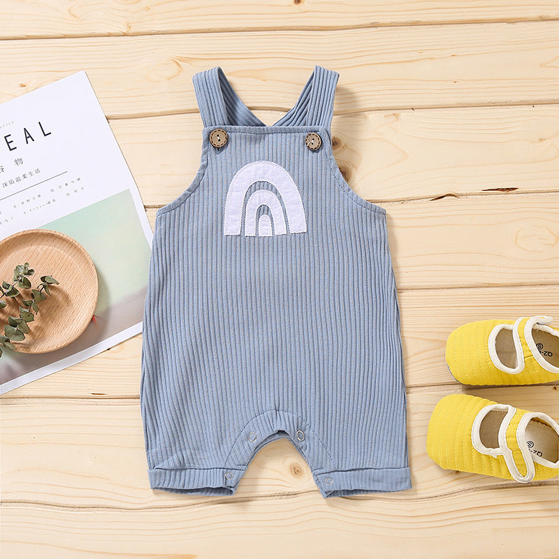Rainbow Multicolor girls Overalls