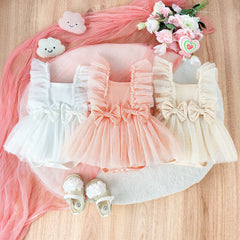 Jumpsuit Net Skirt Princess Baby Dress
