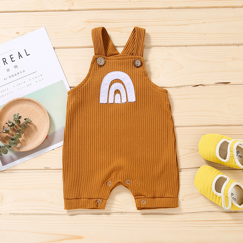 Rainbow Multicolor girls Overalls