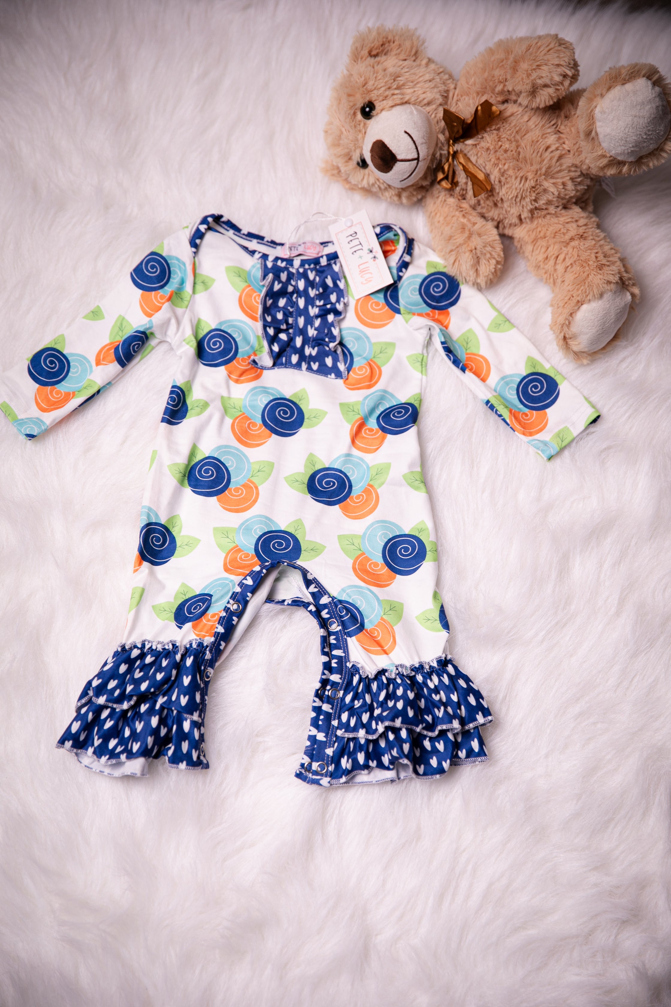 Flowers of love romper