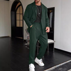Spring And Autumn Personality Trend Loose Men's Suit