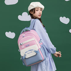 New Student Schoolbag Colorful Schoolbag