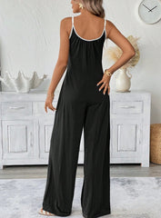 Wide Leg Print Jumpsuit