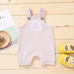 Rainbow Multicolor girls Overalls