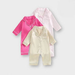 Satin Baby girl Silk Pajamas