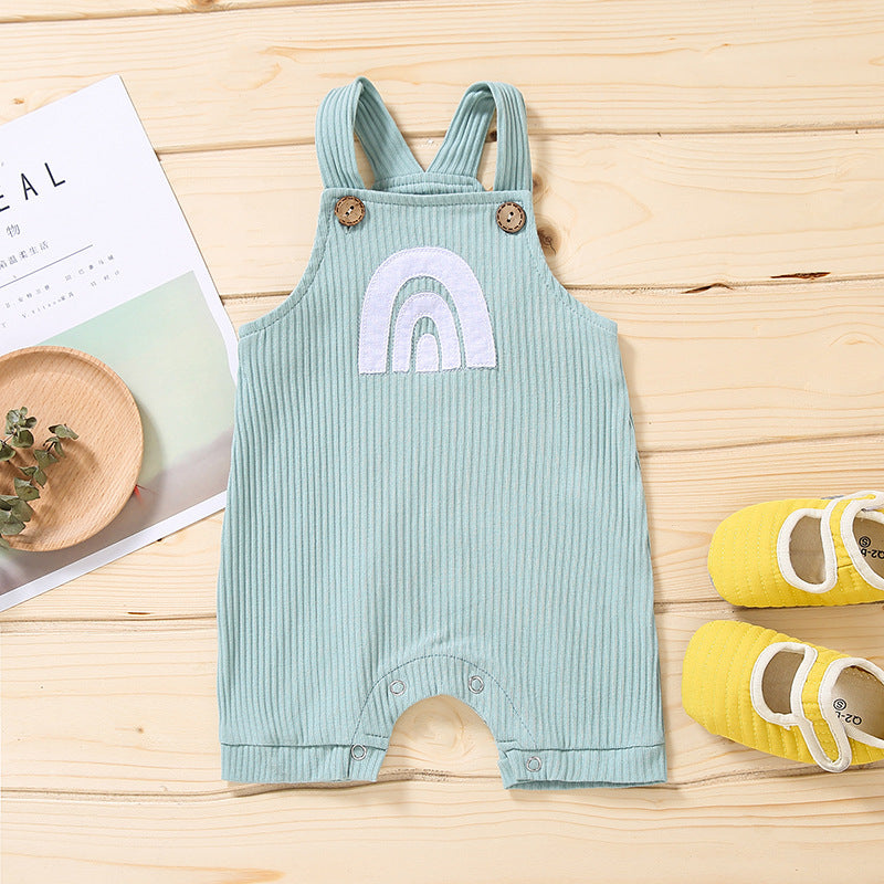 Rainbow Multicolor girls Overalls