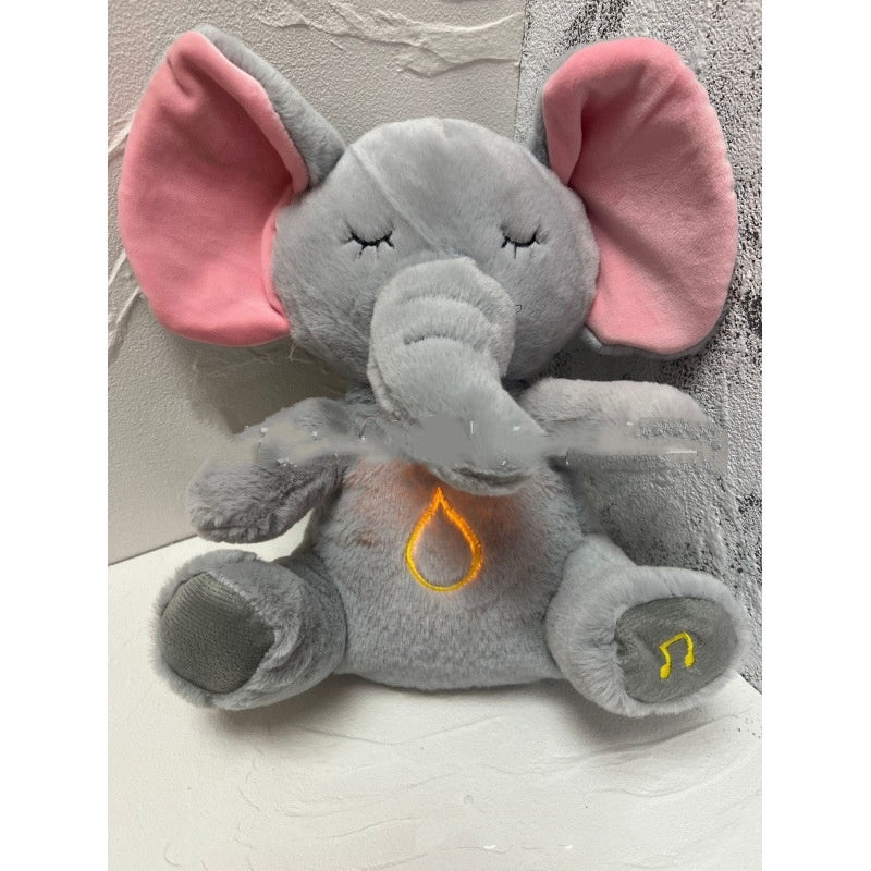 Breathing Rabbit Soothing Sensory Plush Toy With Relieve Anxiety Bunny Comforter Breathes For Newborn Conciliate Baby