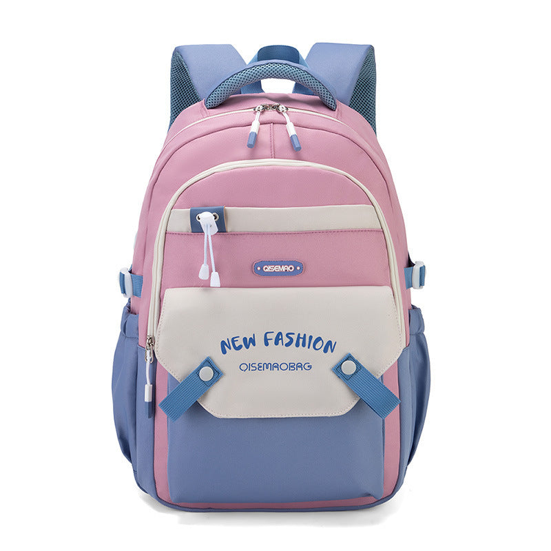 New Student Schoolbag Colorful Schoolbag